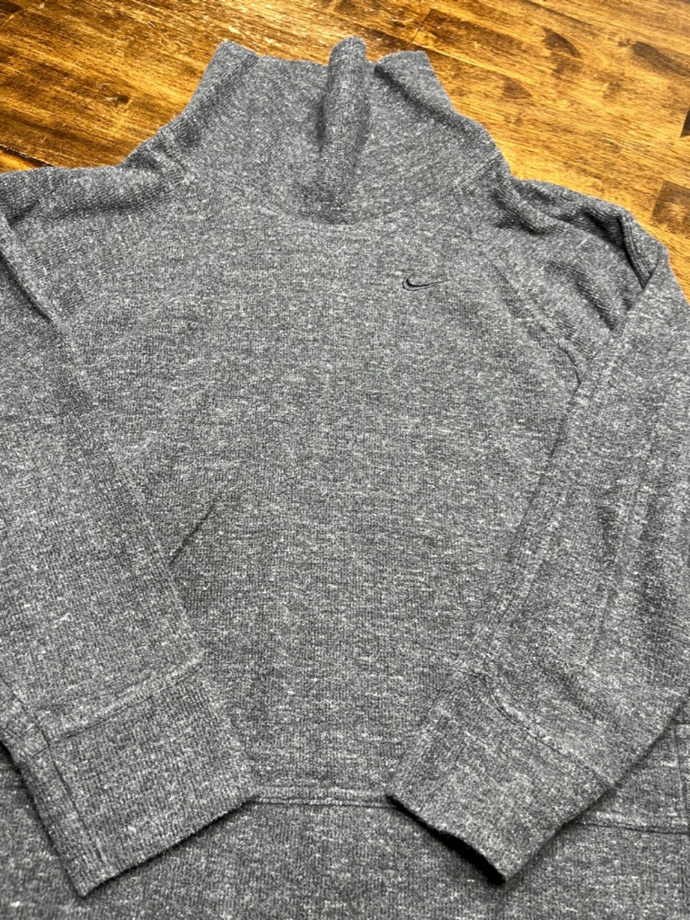 Nike Gray Heather Turtleneck Sweater Size medium